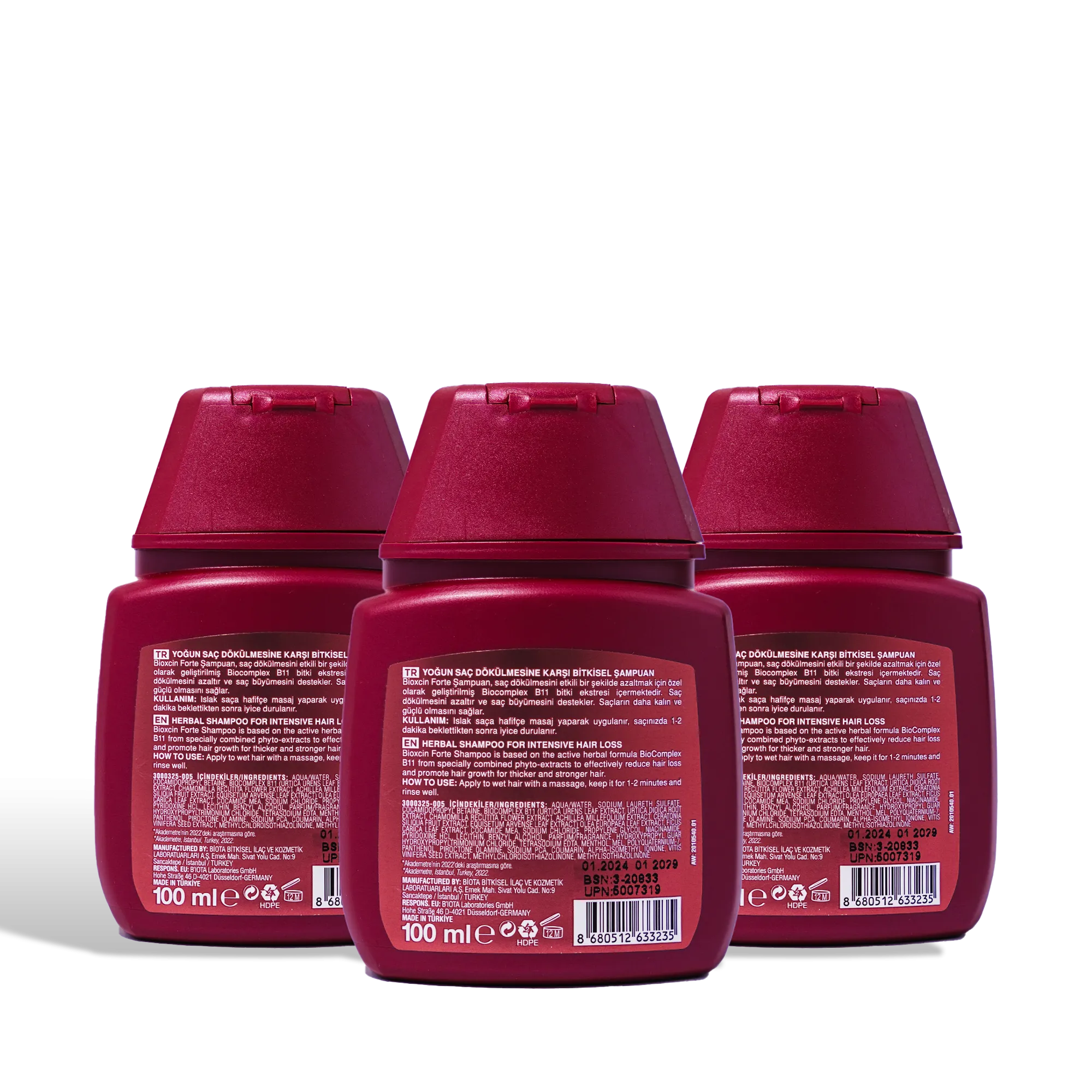 Bioxcin Dermagen Forte Shampoo 100ml (3-in-1)