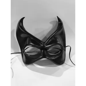 Black Troubador  Leather Mask