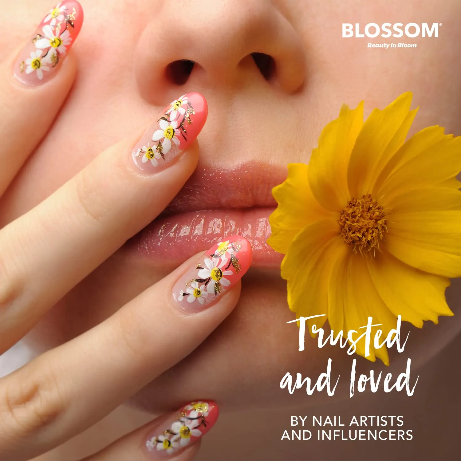 Blossom Heavenly Hemp Therapeutic, Hydrating, Moisturizing, Strengthening, Scented Cuticle Oil, Infused with Real Flowers, Made in USA, 0.5 fl. oz, Spring Bouquet Hemp