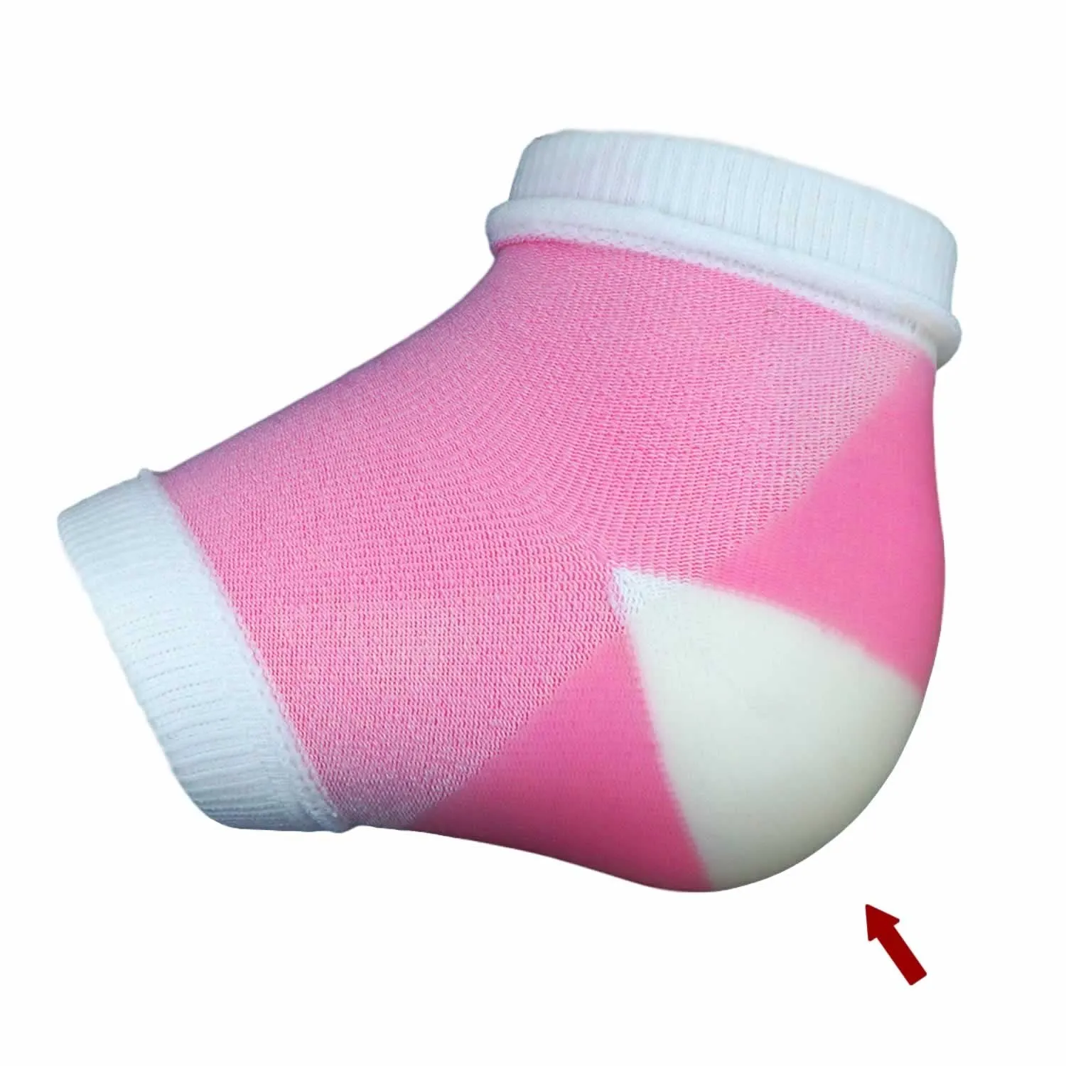 Bodiance Moisturizing Gel Heel Socks or Sleeves, 2 Pairs, Pink, Large, O'keeffe's Healthy Feet Foot Cream for Cracked Heels, Callus Treatment Bundle