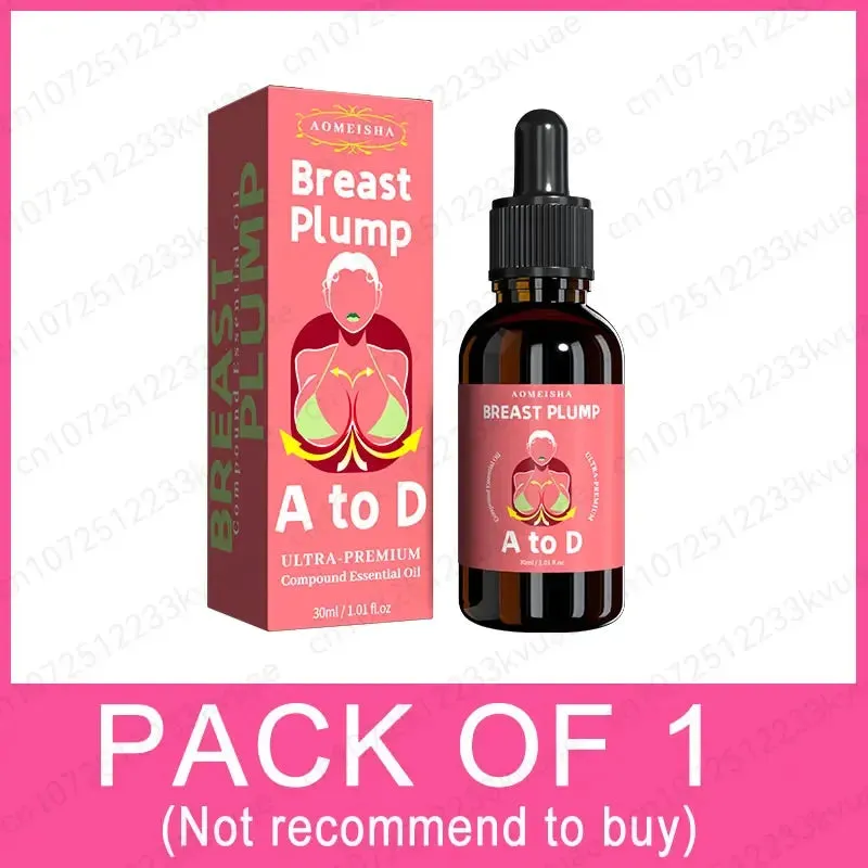 Breast Enhancement Oil - A Cup to D Cup Transformation, Promote Growth Naturally, Firming & Lifting Formula for Fuller, Perkier Curves!