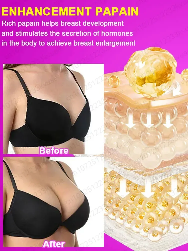 Breast Enhancement Oil - A Cup to D Cup Transformation, Promote Growth Naturally, Firming & Lifting Formula for Fuller, Perkier Curves!