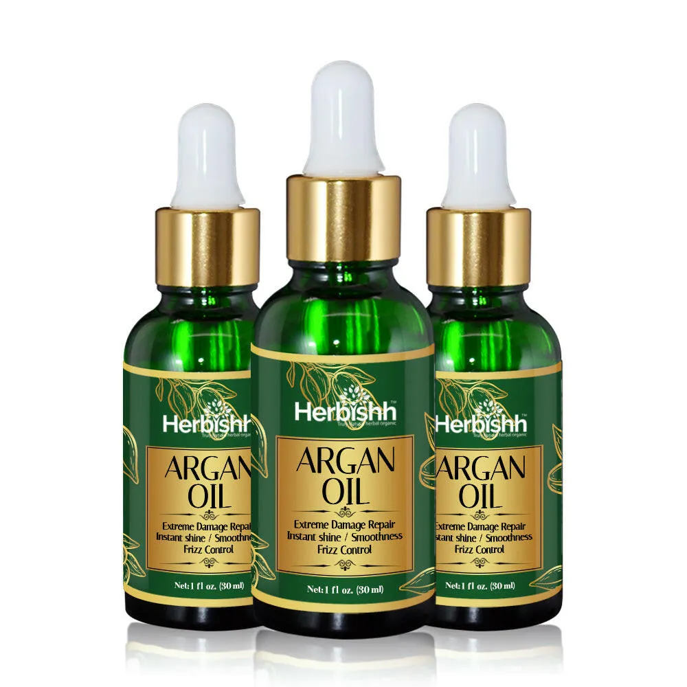 Buy 3 Argan Hair Masks, Get 3 Hair Oils FREE - Herbishh