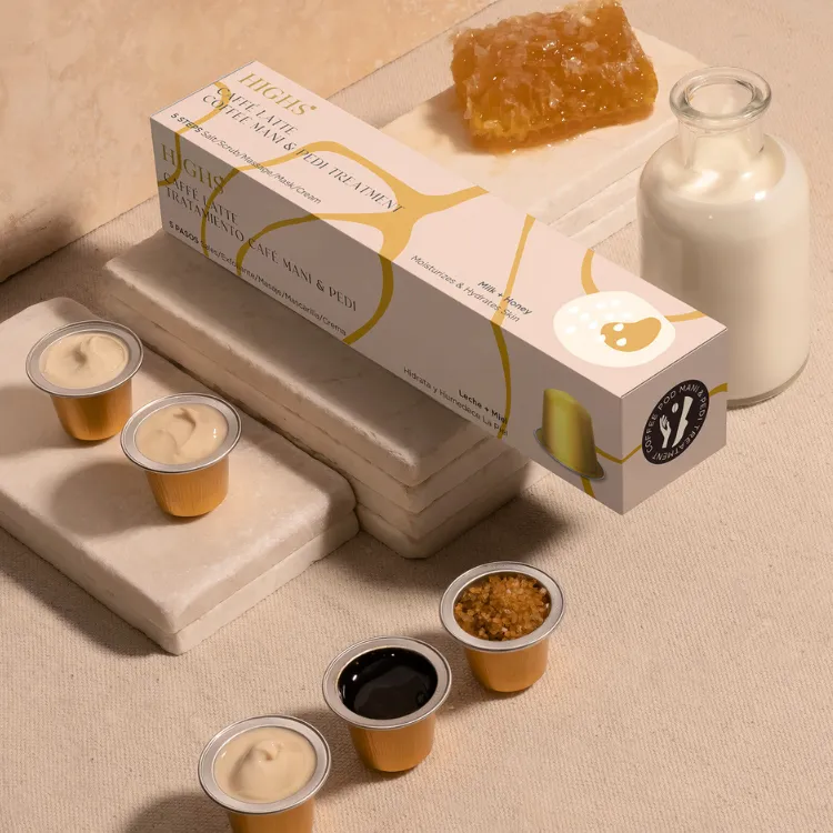Caffe Latte Manicure and Pedicure Treatment