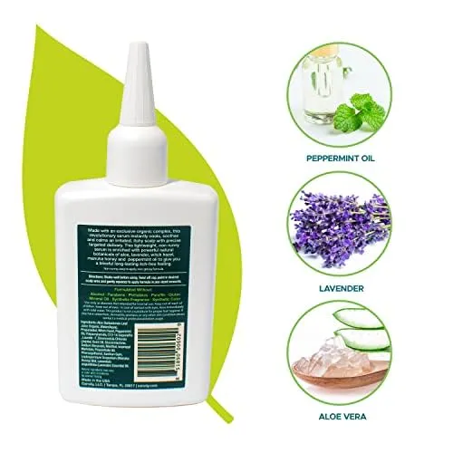 Canviiy ScalpBliss Itch-Calming Serum, Long-Lasting Soothing Scalp Moisturizer for Dry itchy Scalp, Enriched with Aloe Vera, Witch Hazel, Manuka Honey and Peppermint Oil (Natural Based)