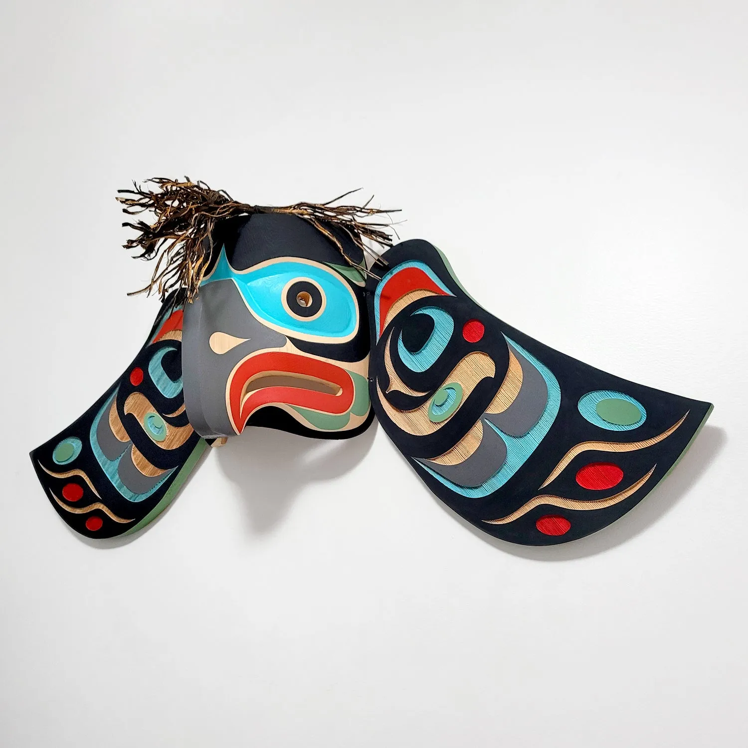 Carved & Sandblasted Eagle Mask