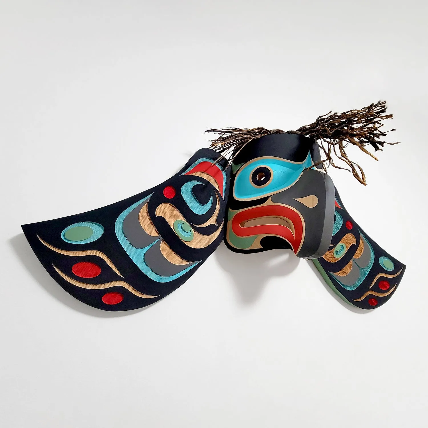 Carved & Sandblasted Eagle Mask