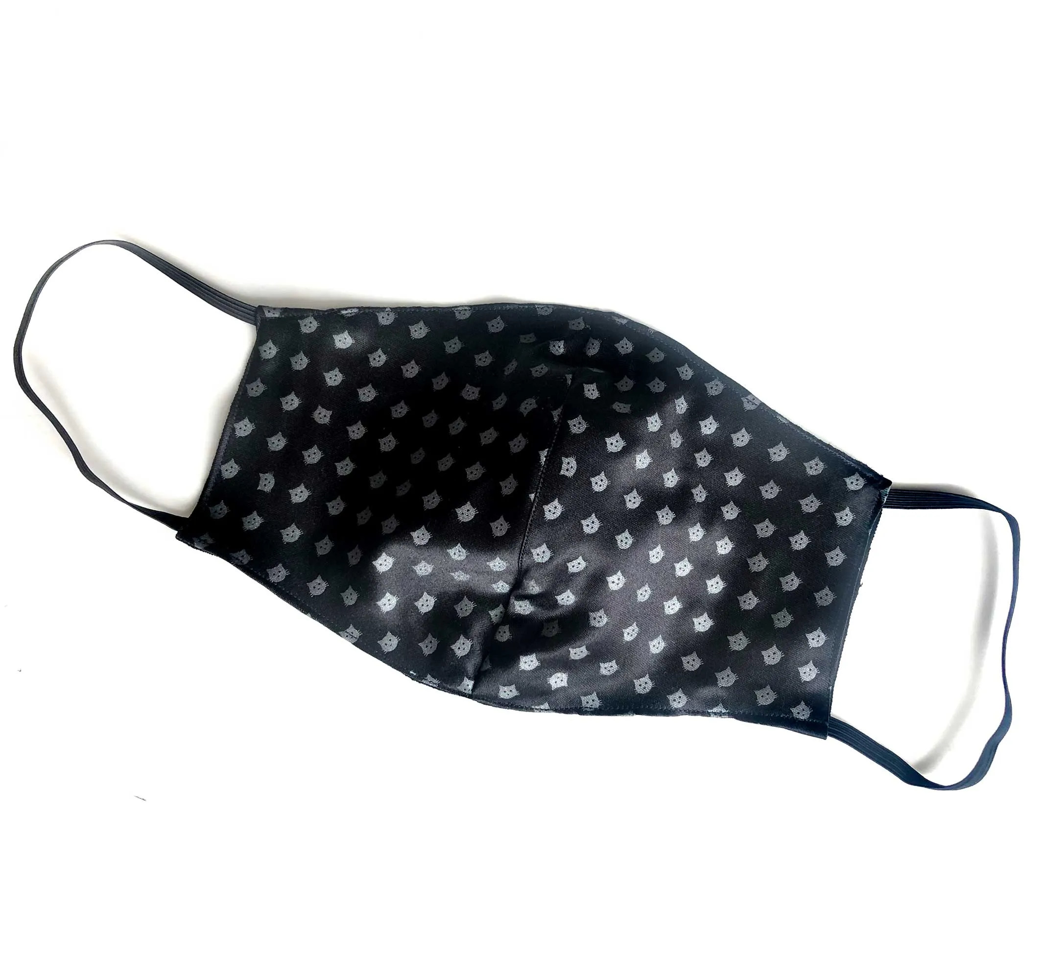 Cat Dot Face Mask, Tiny Kitties washable, adjustable fabric face cover