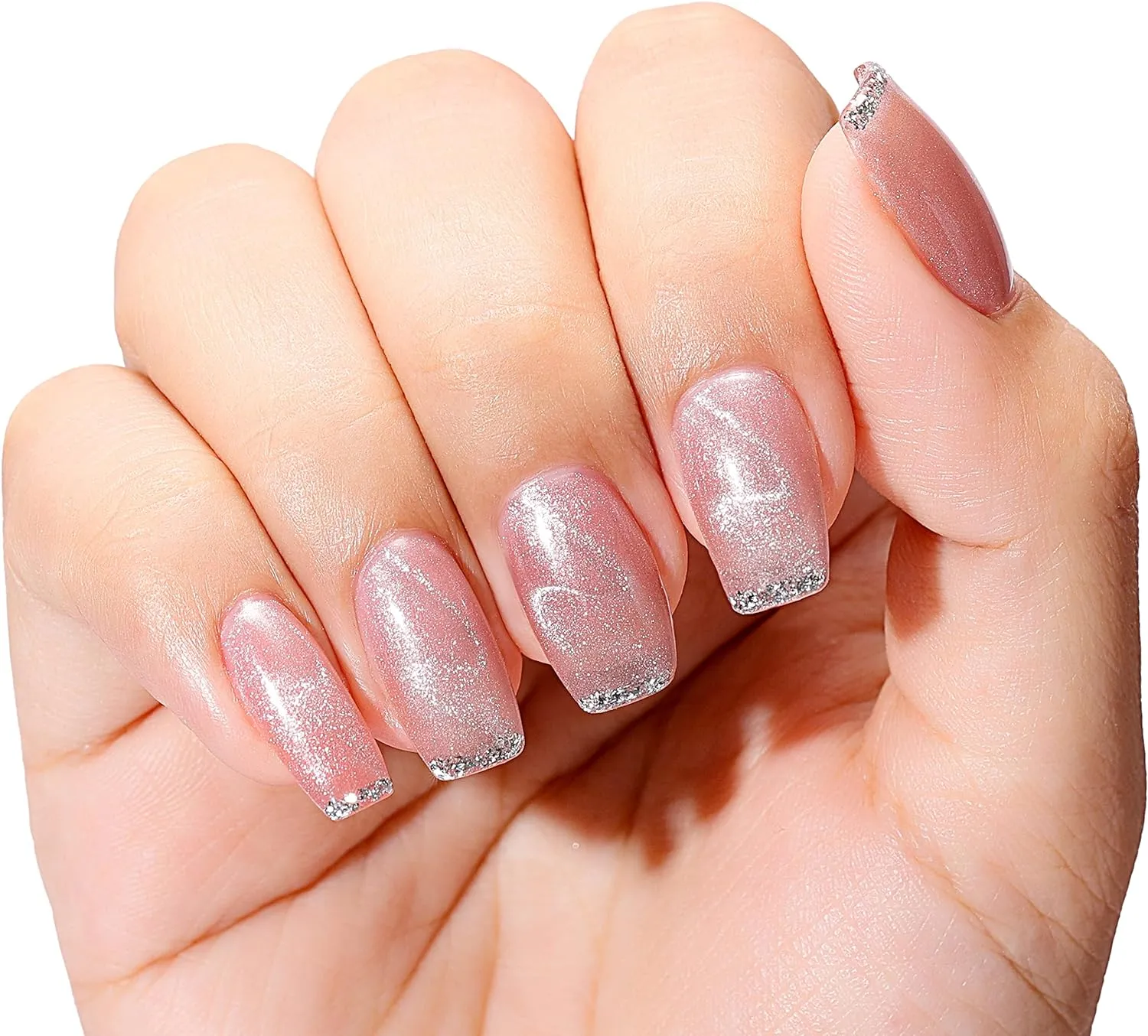 Cat Eye Glitter Nail Pink (499)-10ml