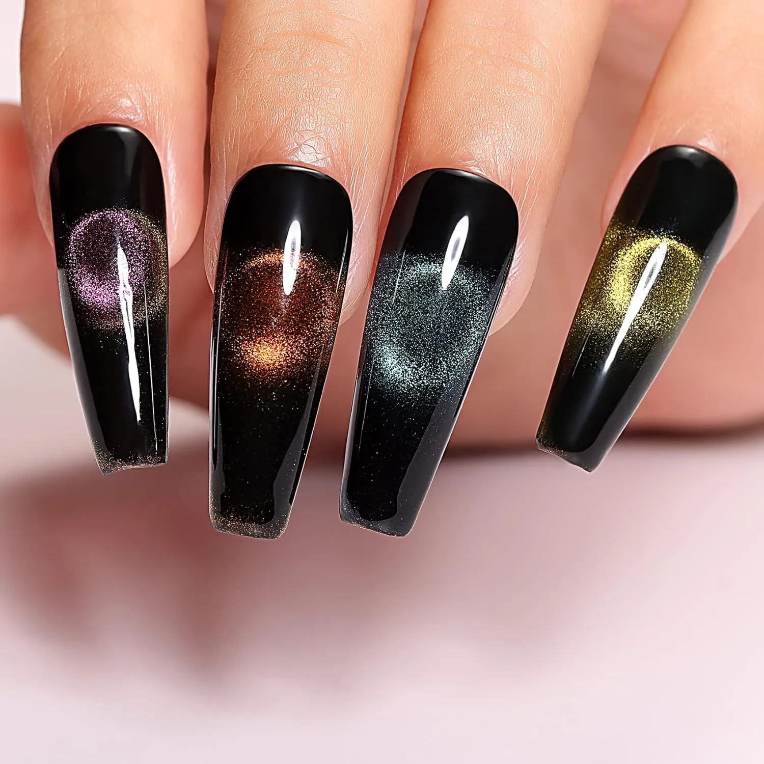 Cat Eye Nail Polish Green (490)-10ml
