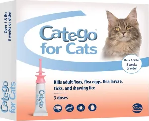 Catego Flea & Tick Spot Treatment for Cats over 1.5 lbs