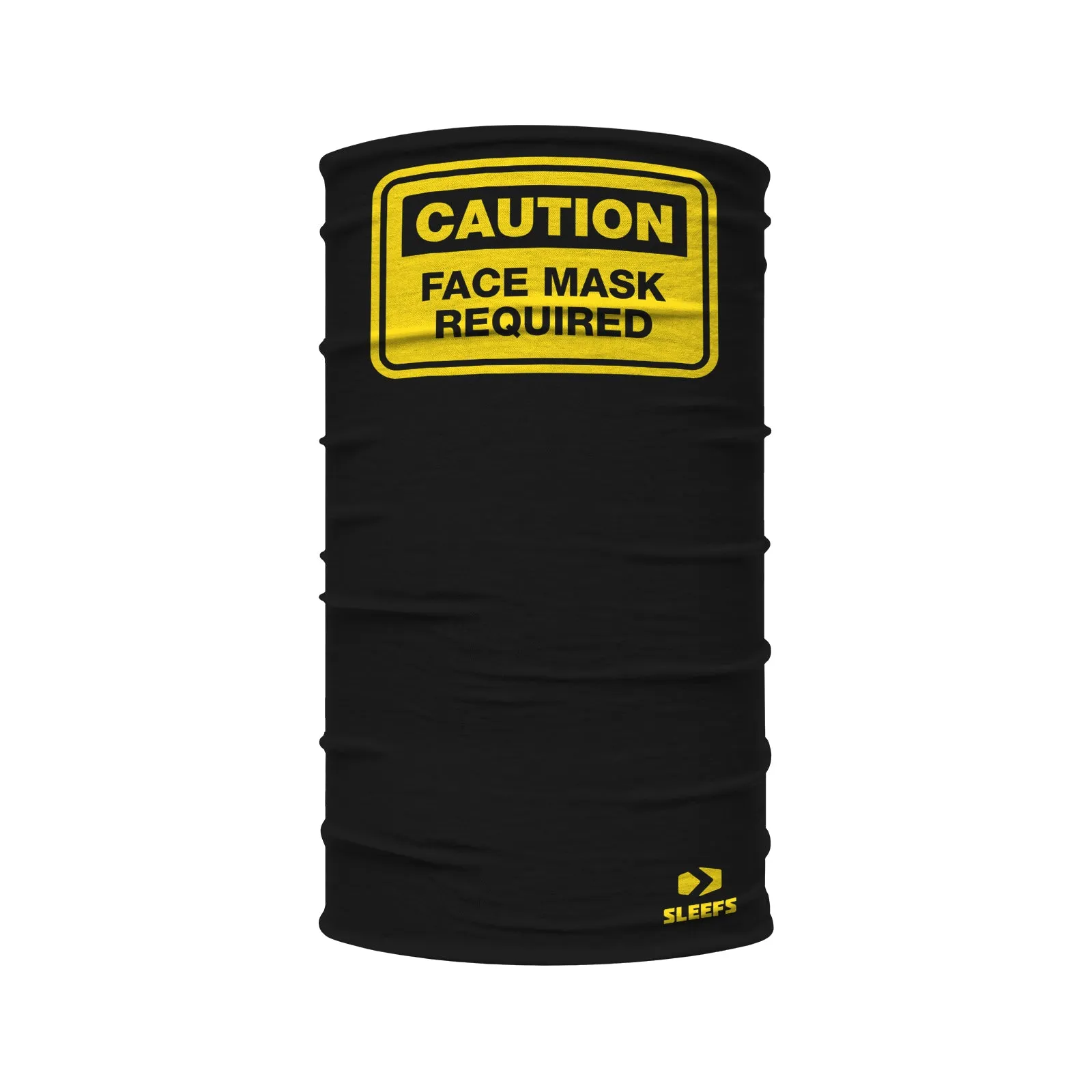 Caution Face Mask Required Kids Neck Gaiter
