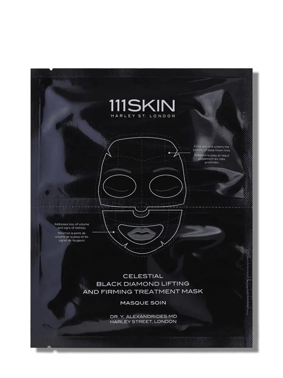 Celestial Black Diamond Lifting and Firming Masks for Face or Neck