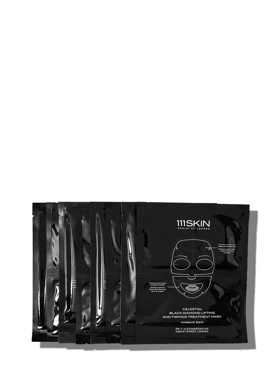 Celestial Black Diamond Lifting and Firming Masks for Face or Neck