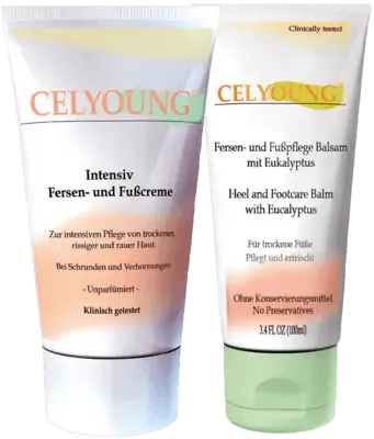 CELYOUNG intensive heel foot cream balm 2x100ml