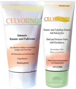 CELYOUNG intensive heel foot cream balm 2x100ml