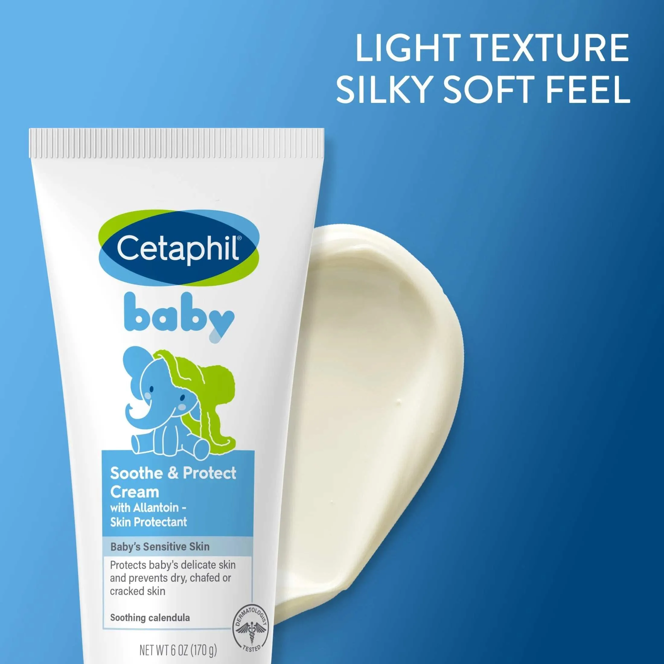 Cetaphil Baby Soothe & Protect Cream with Allantoin Skin Protectant - 6 oz