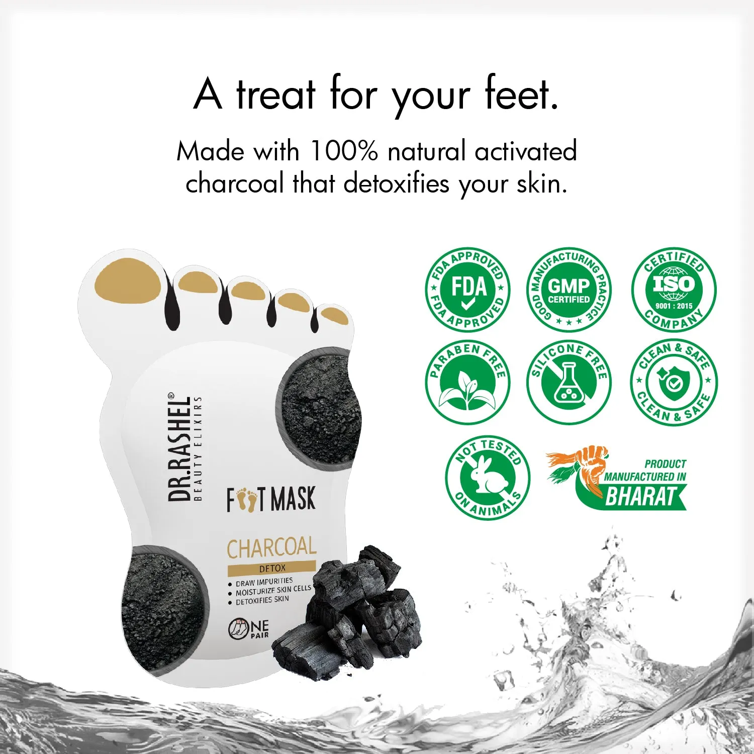 Charcoal Foot mask