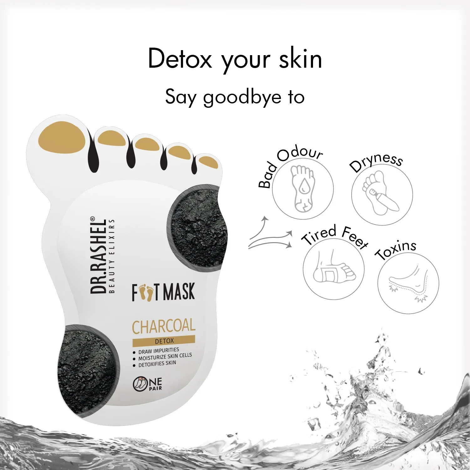 Charcoal Foot mask