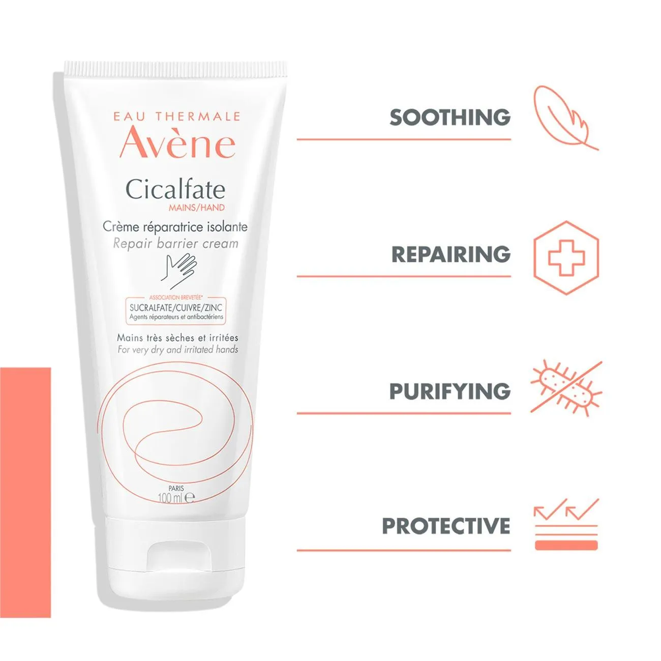 Cicalfate Hand Repair Barrier Cream - Very Dry and Irritated Hands