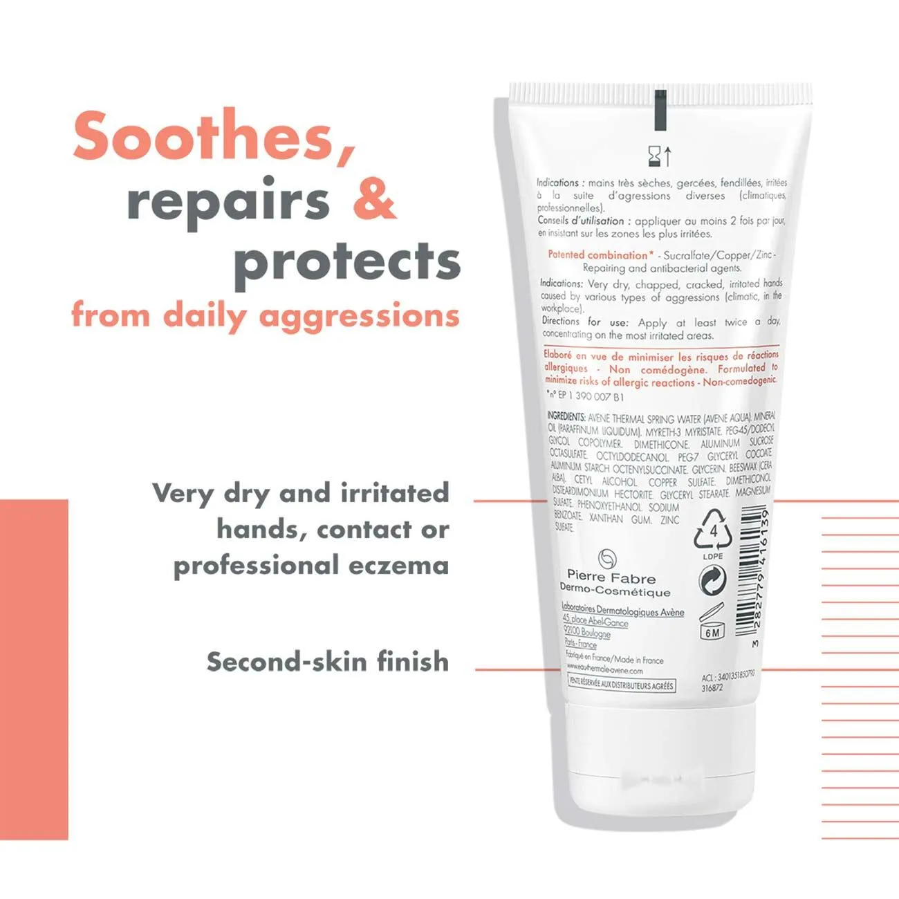 Cicalfate Hand Repair Barrier Cream - Very Dry and Irritated Hands