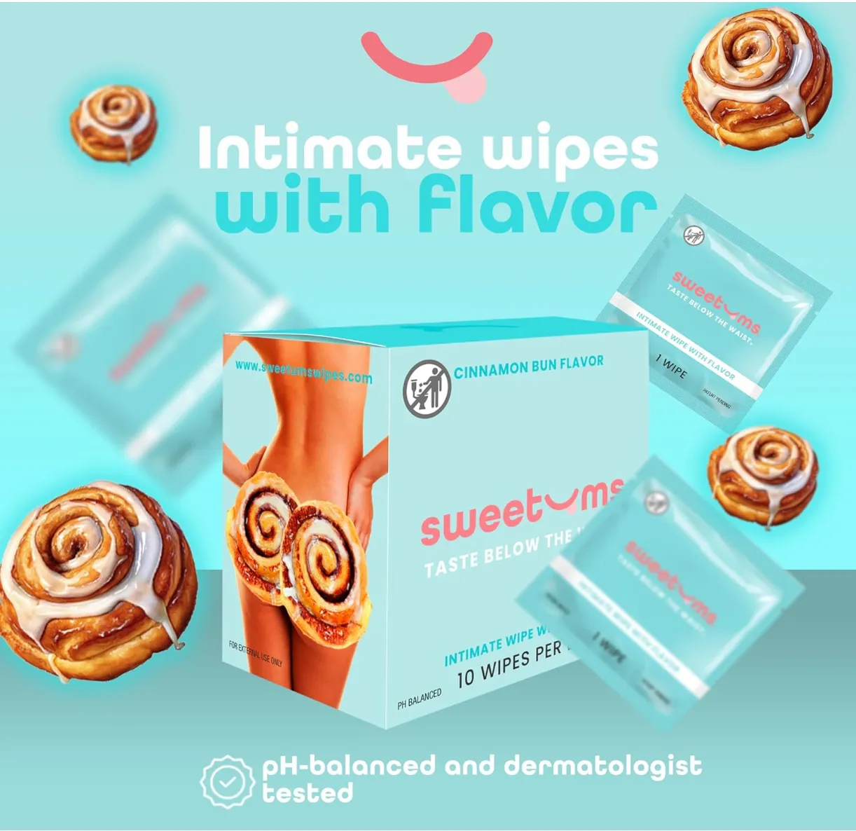 Cinnamon Bun Flavored Wipes
