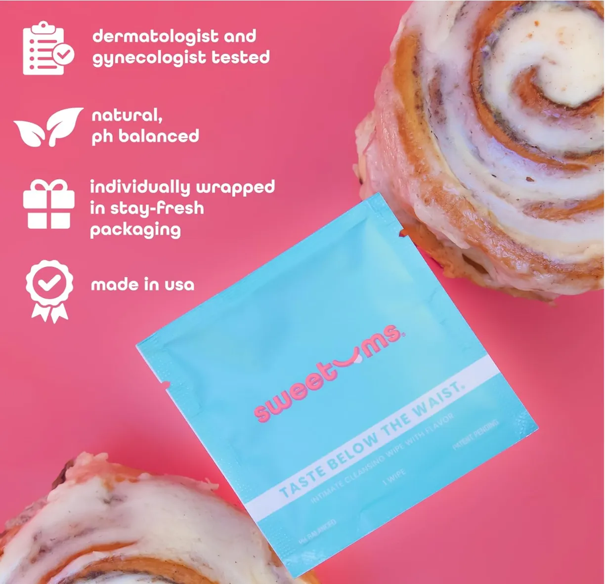 Cinnamon Bun Flavored Wipes