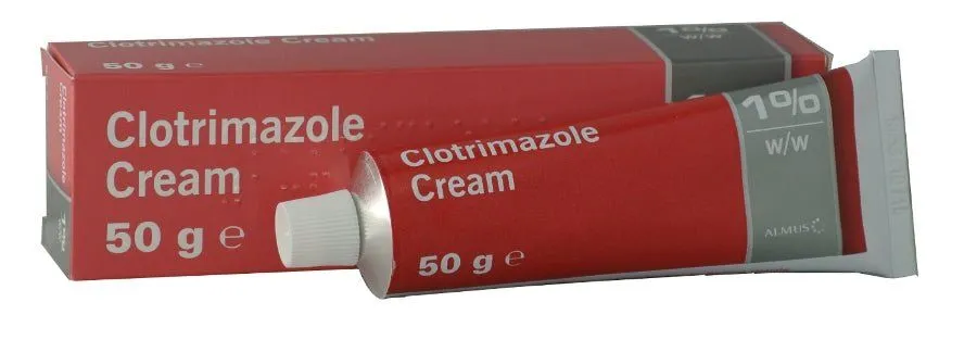 Clotrimazole Cream 1% Fungal Skin Treatment 50g