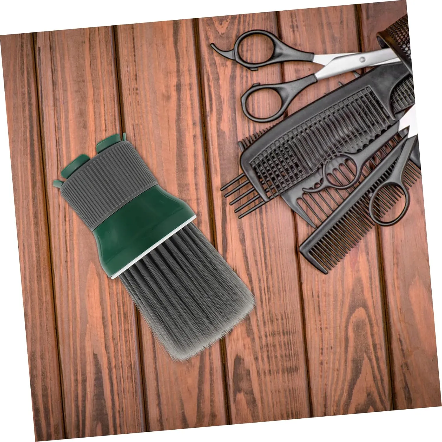 Comfortable Neck Brush for Hair Cutting Lightweight Barber Cleaning for Hairdressers and Stylists to Remove Loose Hair from Neckline and Ears