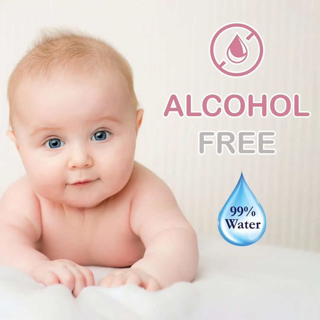 Cool & Cool Chemical Free Ultra Sensitive Wipes - 64 Pieces
