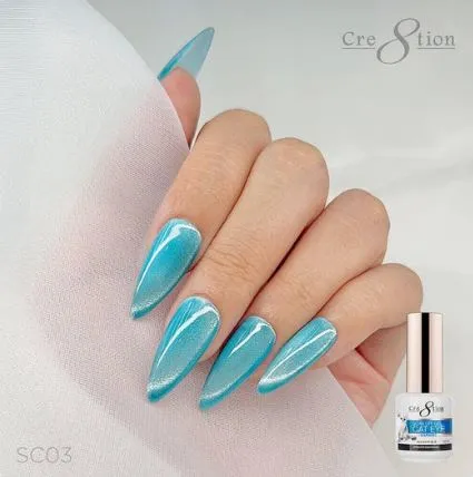Cre8tion Saphire Cat Eye Gel Collection - 6 Colors