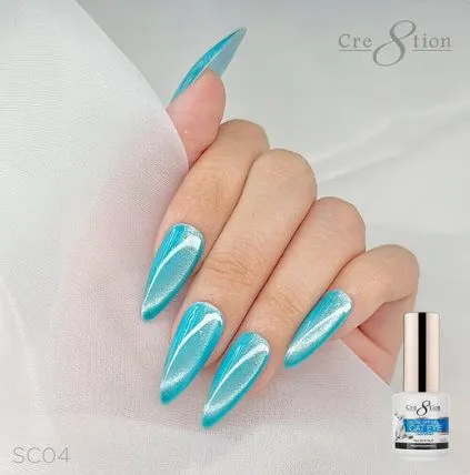 Cre8tion Saphire Cat Eye Gel Collection - 6 Colors