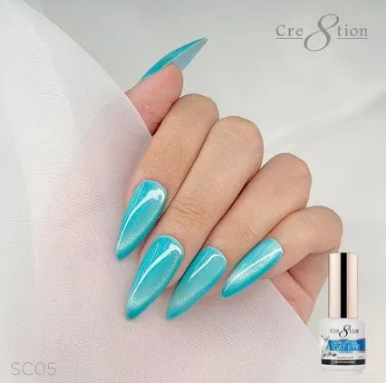 Cre8tion Saphire Cat Eye Gel Collection - 6 Colors