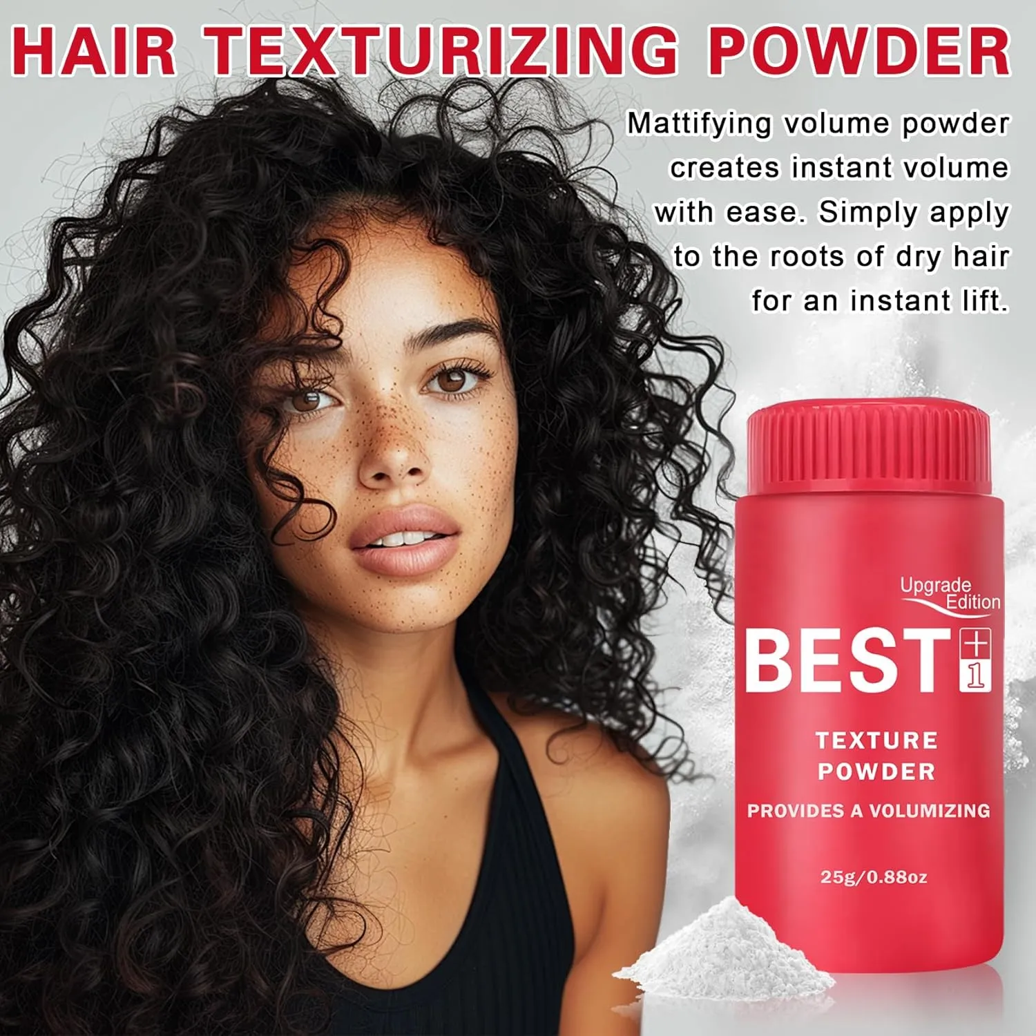 DAMUSI Hair Mattifying Volumizing Texturizing Powder for Men Women Fluffy Hair Texture Volume Styling Powder Matte Finish Oil Control Natural Look Easy to Apply(3PCS)