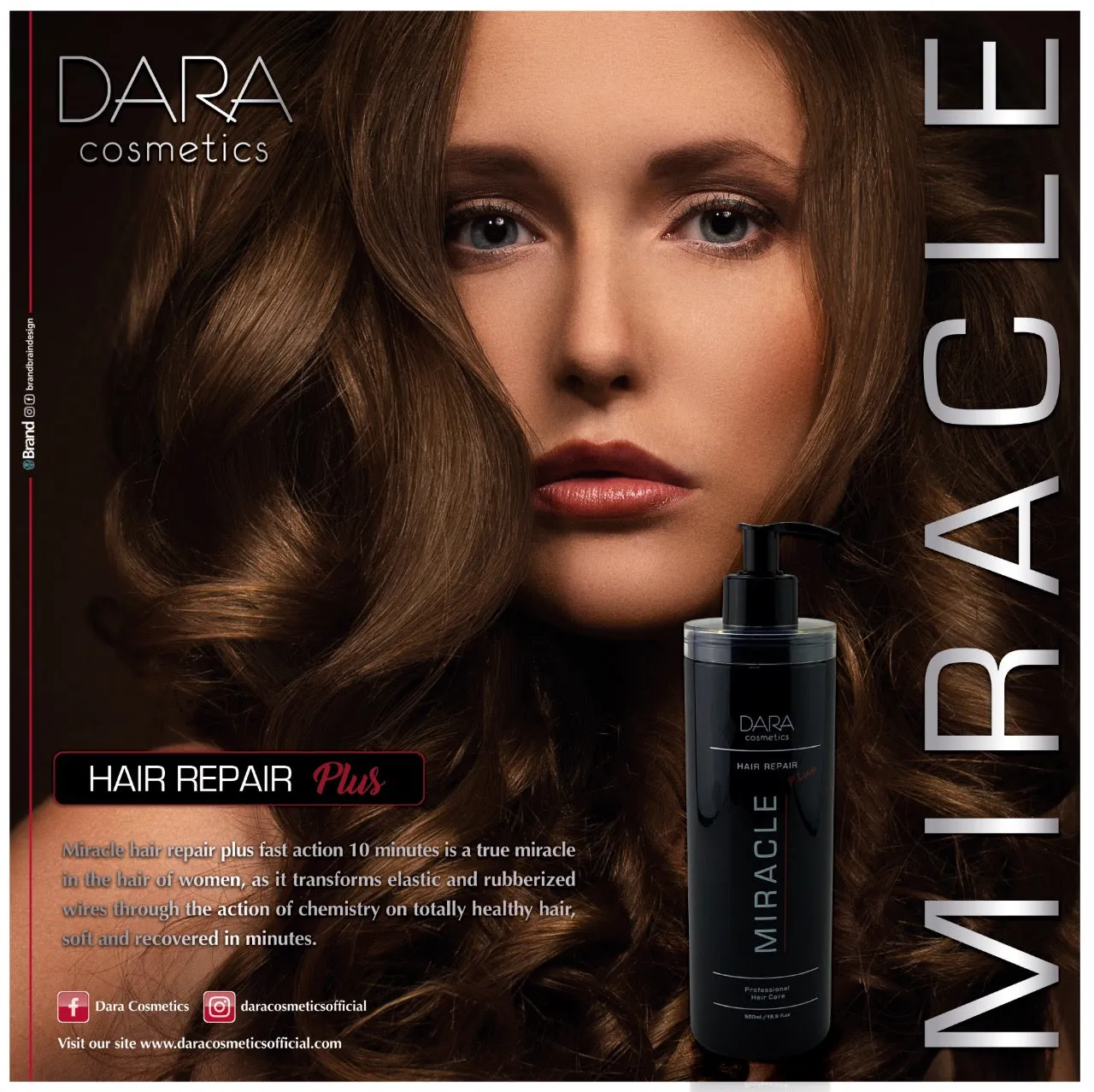 DARA Miracle hair repair plus – 16.09 fl oz  – Deep hair repair For All Hair Types