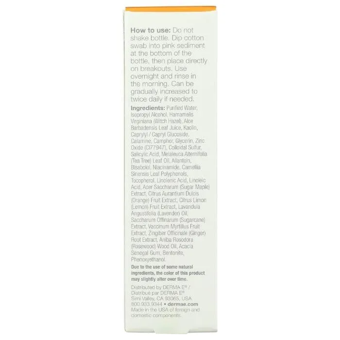 DERMA E - Sulfur Spot Treatment, 1 fl oz