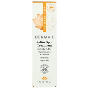 DERMA E - Sulfur Spot Treatment, 1 fl oz