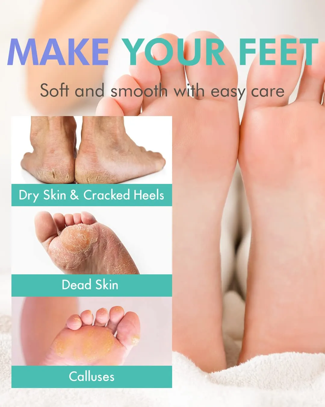 DERMAL 24 Combo Pack Collagen Essence Full Face Facial Mask Sheet   Foot Peeling Mask 3 Pack For Dry Foot And Cracked Heel & Callus With Aloe Vera And Collagen