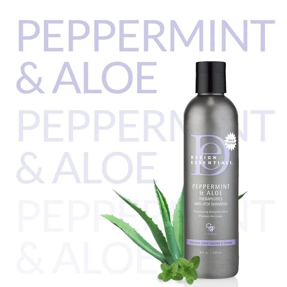 Design Essentials Peppermint and Aloe Anti-Itch Shampoo 8 oz