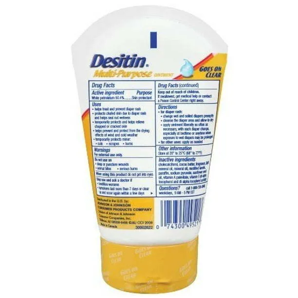 Desitin White Petrolatum Skin Protectant Multi-Purpose