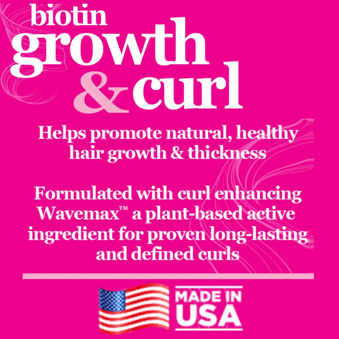 Difeel Biotin Growth & Curl Hot Oil Treatment 7.1 oz. - Deluxe 2-PC Gift Set