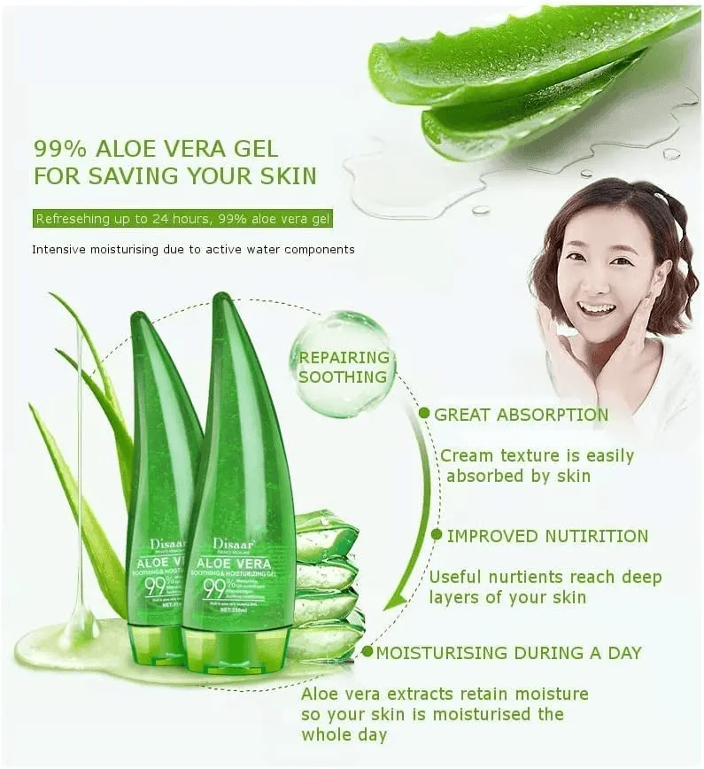 Disaar Aloe Vera 99% Soothing Gel Cream 250ml