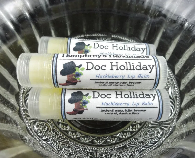 DOC HOLLIDAY Lip Balm | Huckleberry Flavor