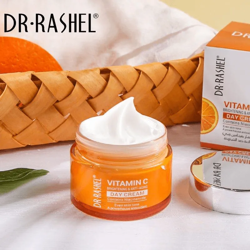 Dr.Rashel Vitamin C Brightening & Anti-Aging Day   Night Cream - 50g×2Pcs (Offer)