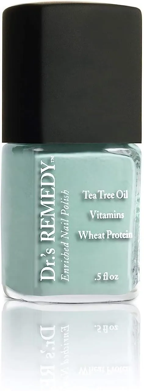 Dr?™s Remedy Enriched Nail Polish: Non Toxic, All Natural, and Organic - Doctor Formulated: Strengthens, Restores, Heals, and Protects '24-Free' - TRUSTING Turquoise