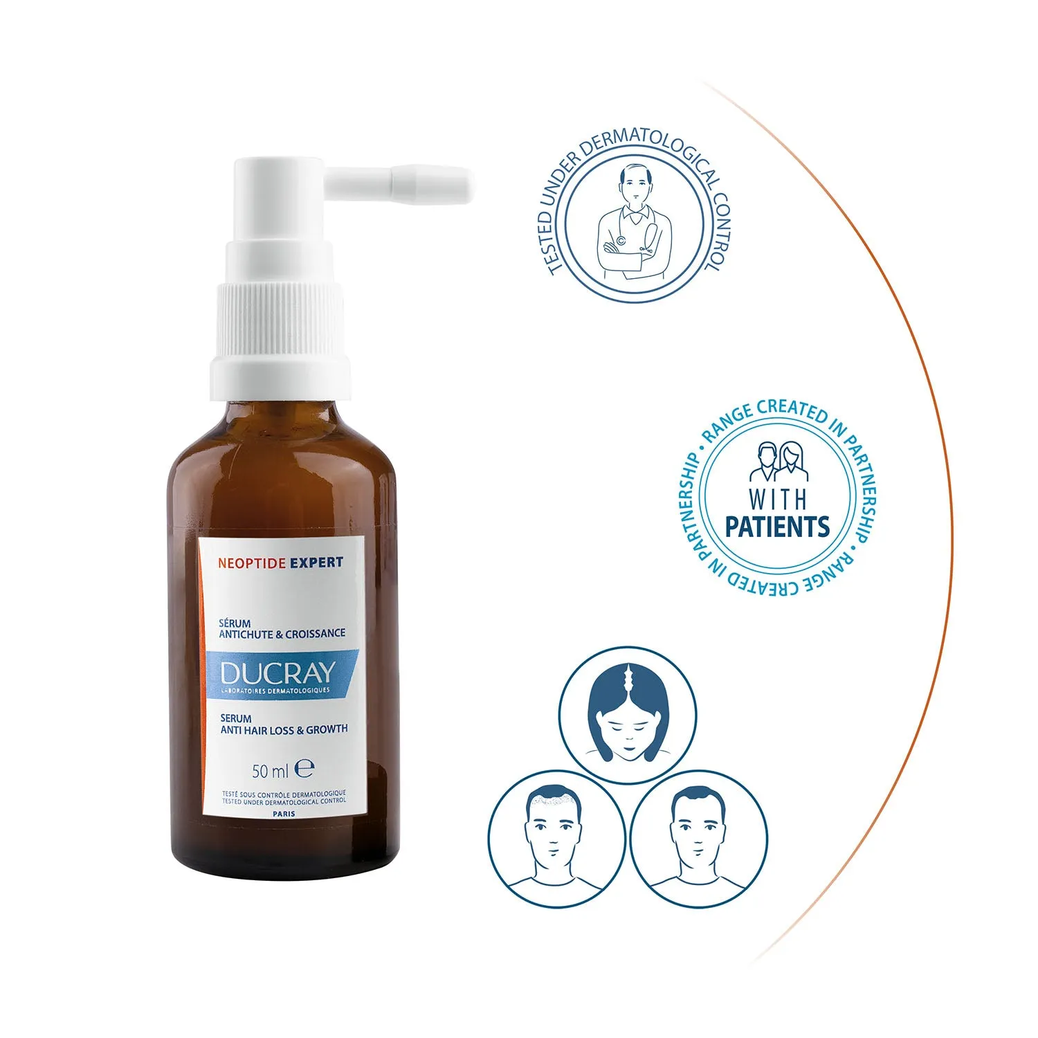 Ducray Neoptide Expert Strengthening Thickening Serum 2 x 50 ml