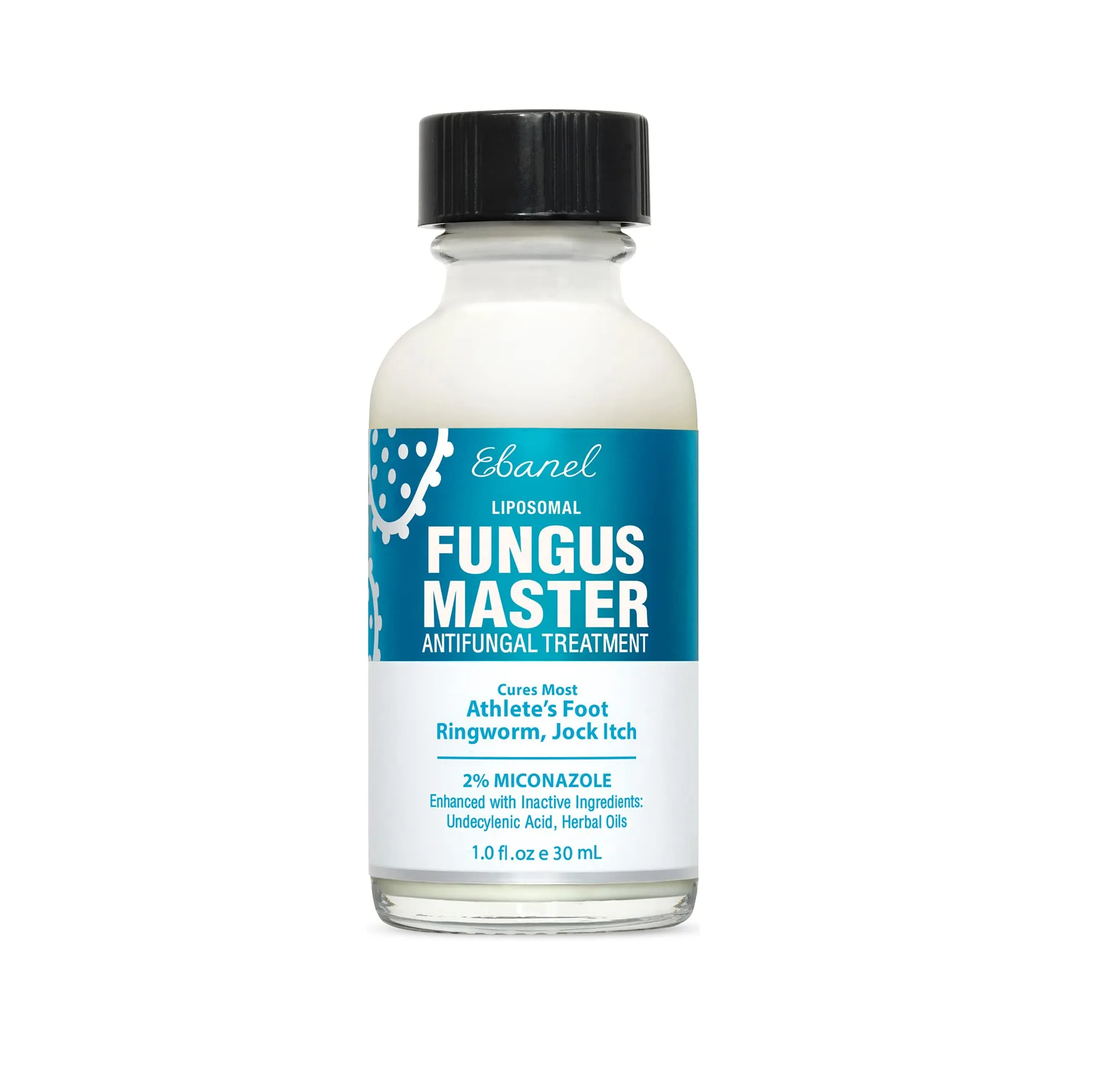 Ebanel Athletes Foot Fungus Treatment Extra Strength with Miconazole Undecylenic Acid Tea Tree Oil Herbal Remedies
