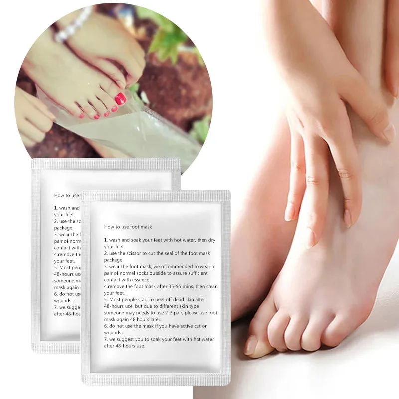 EFERO - Original 8pcs=4bag Exfoliating Foot Mask Socks for Pedicure Sosu Socks Peeling for Feet Care Beauty Foot Mask for Legs Foot Cream