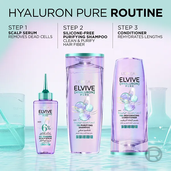 Elvive -  Hyaluron Pure Oil Erasing Scalp Serum