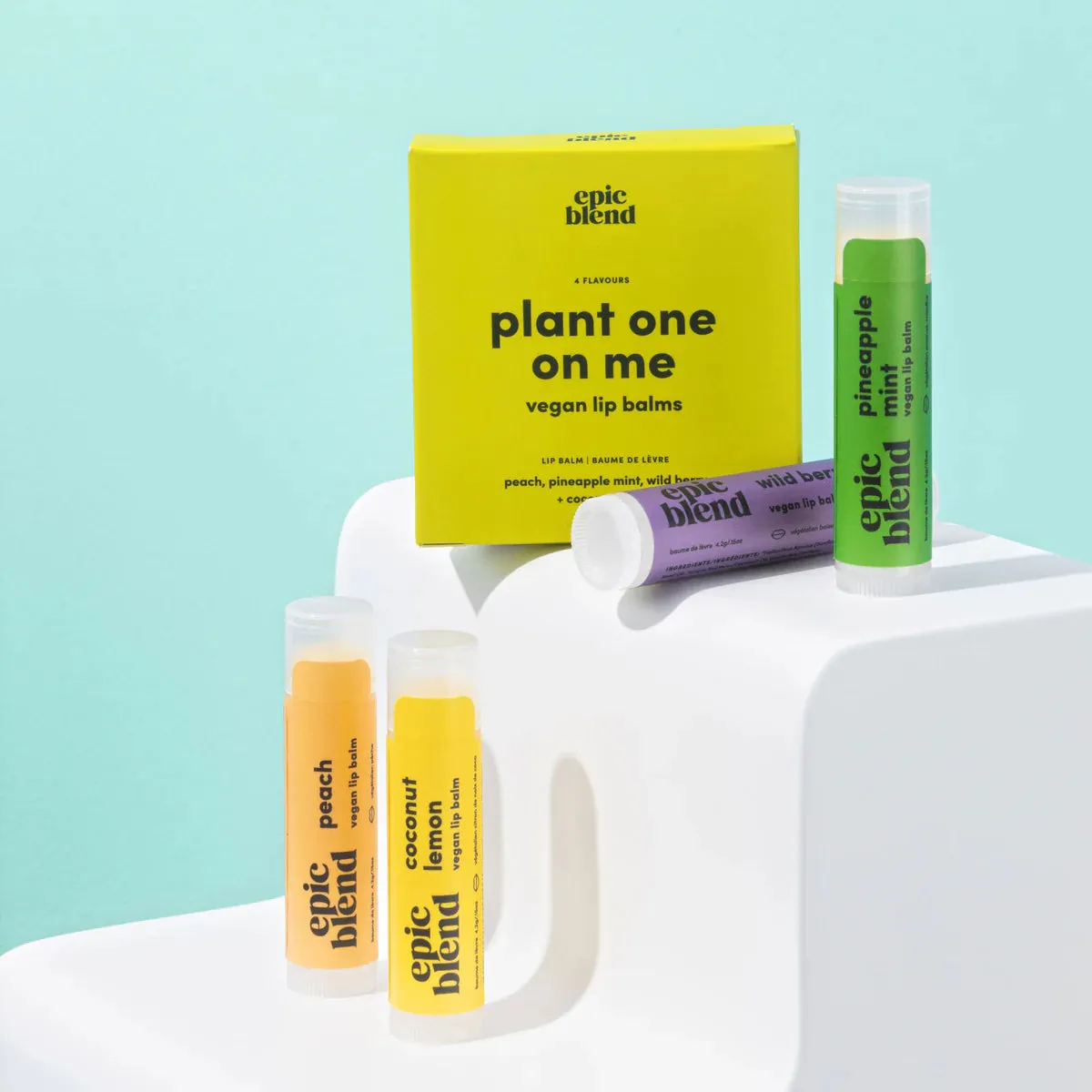 Epic Blend Plant One On Me - Vegan Lip Balm 4-Pack